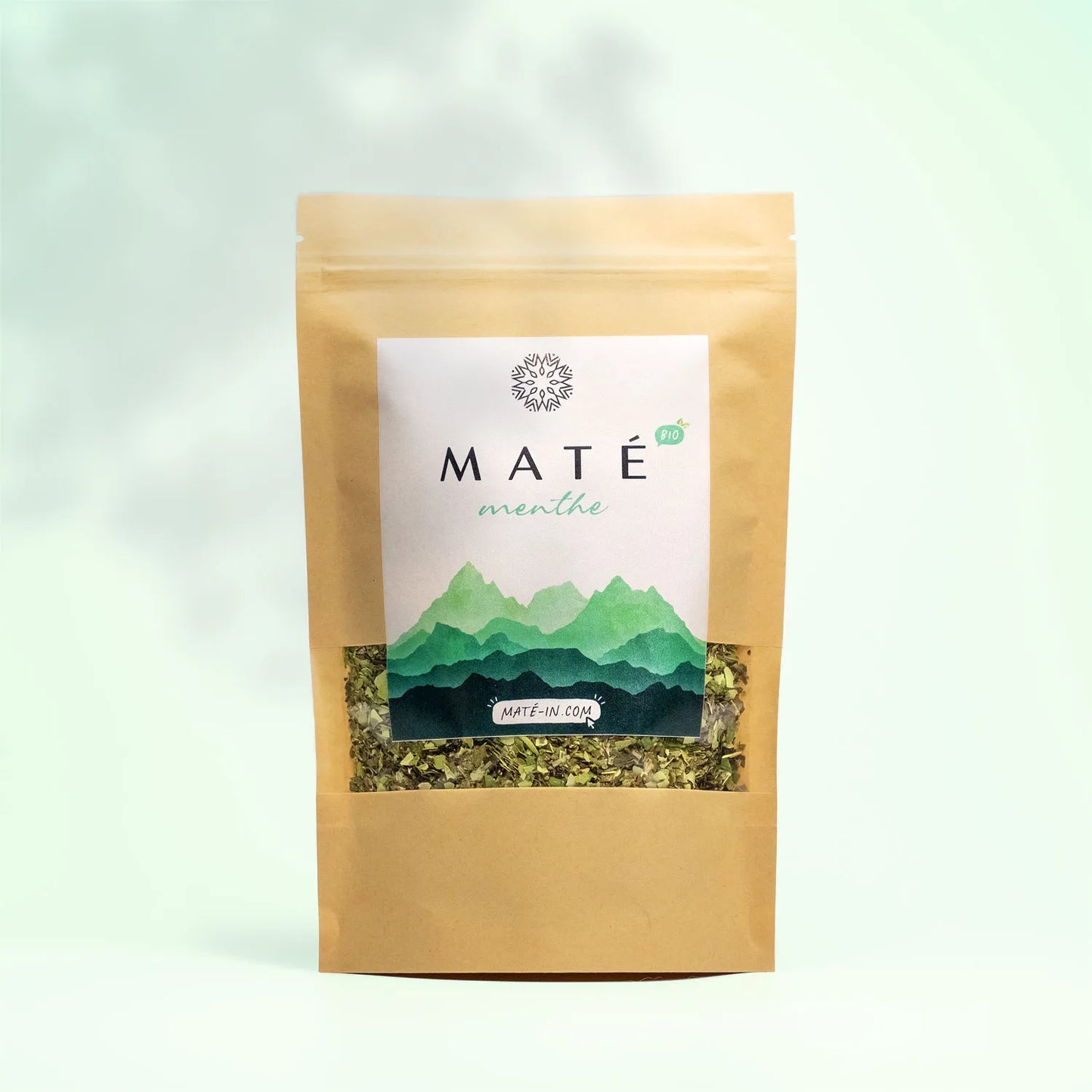 maté bio menthe sachet 100g